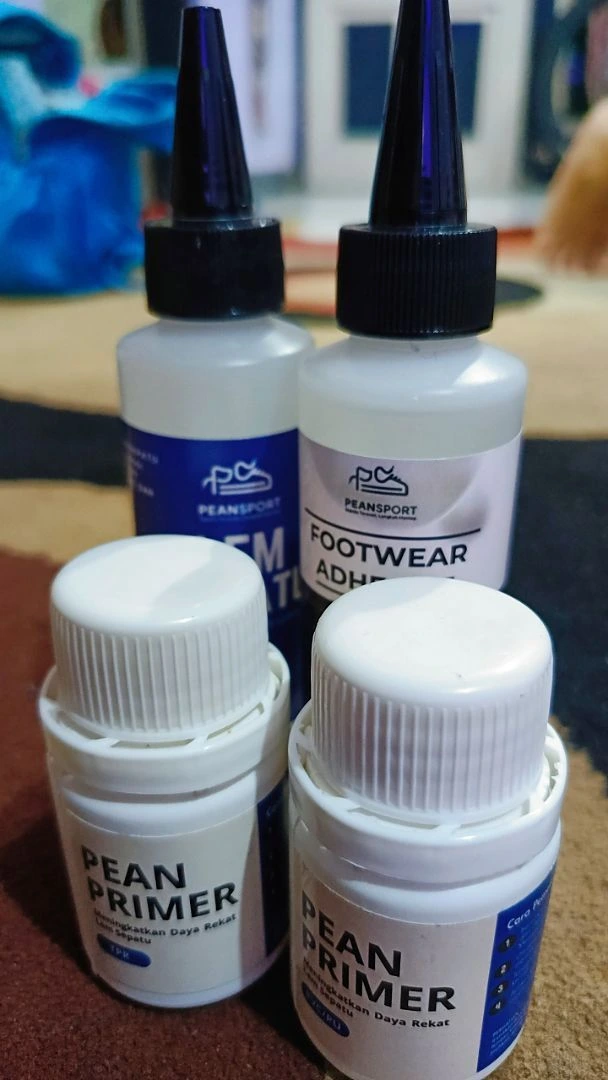 Testimoni: sepatu kerja diperbaiki dengan lem Peansport tanpa beli baru